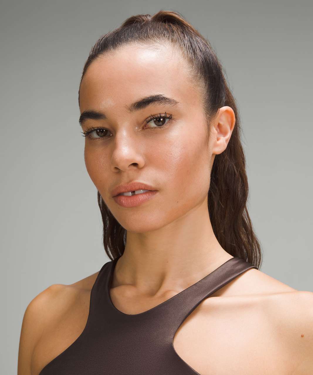 Lululemon Shine Racerback Train Bra *Medium Support, A/B Cup - Espresso