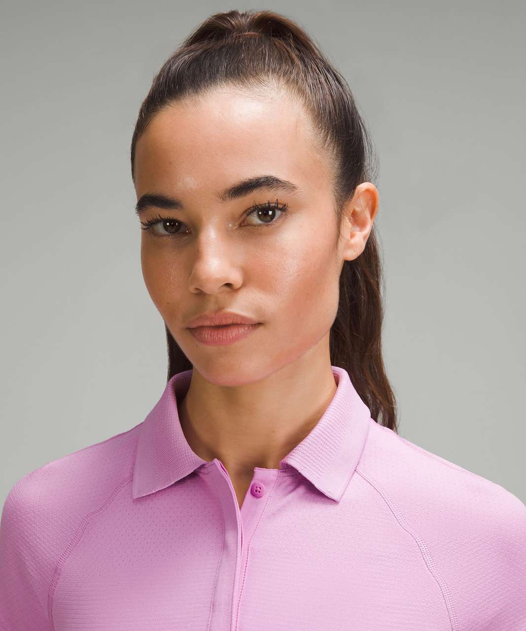 Lululemon Swiftly Tech Short-Sleeve Polo Shirt - Dahlia Mauve / Dahlia Mauve