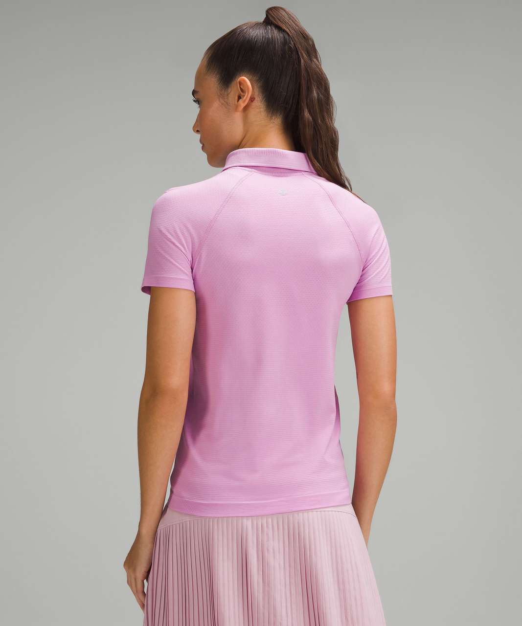 Lululemon Swiftly Tech Short-Sleeve Polo Shirt - Dahlia Mauve / Dahlia Mauve