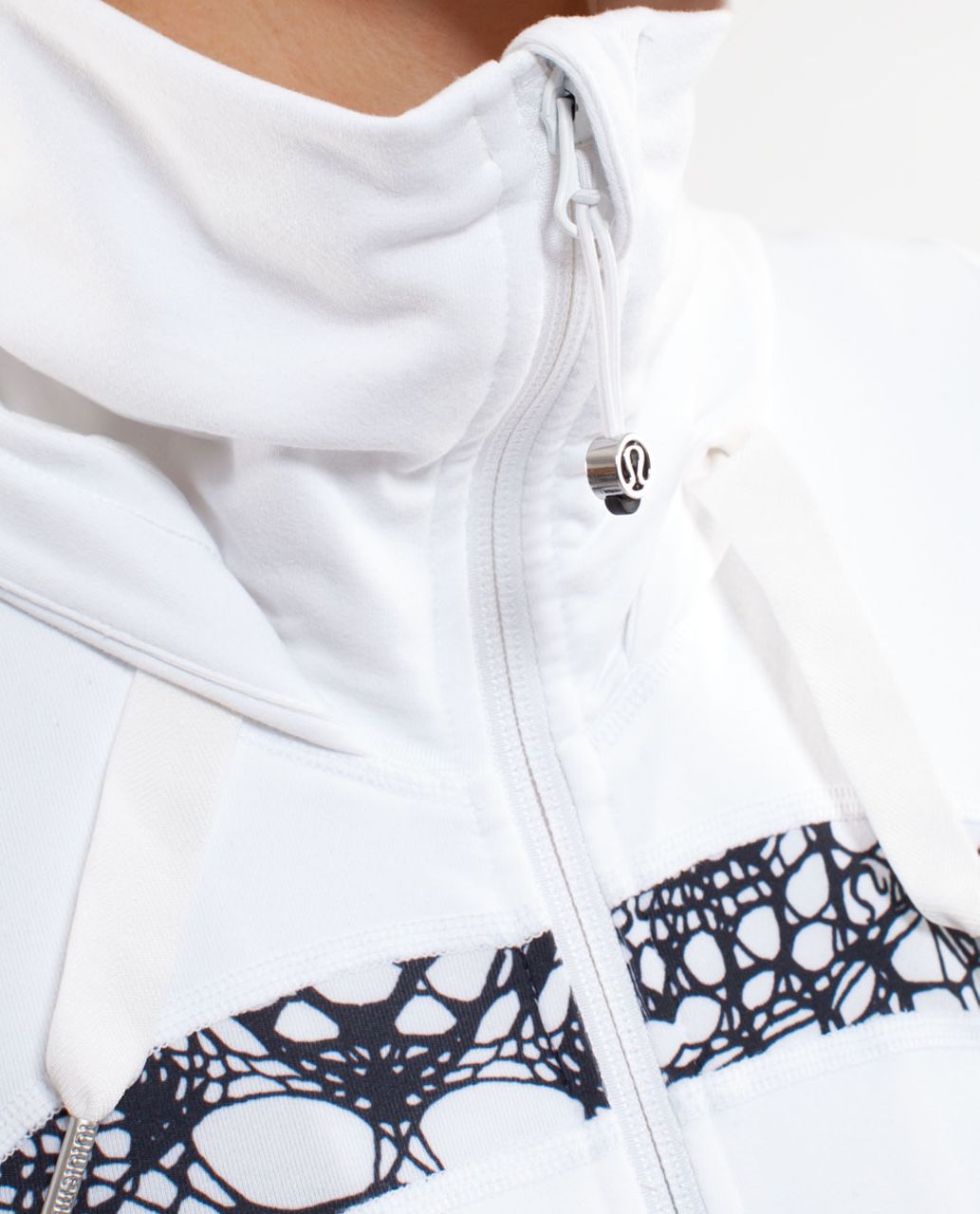 Lululemon Stride Jacket *Brushed - White /  White Black Glacier Lace