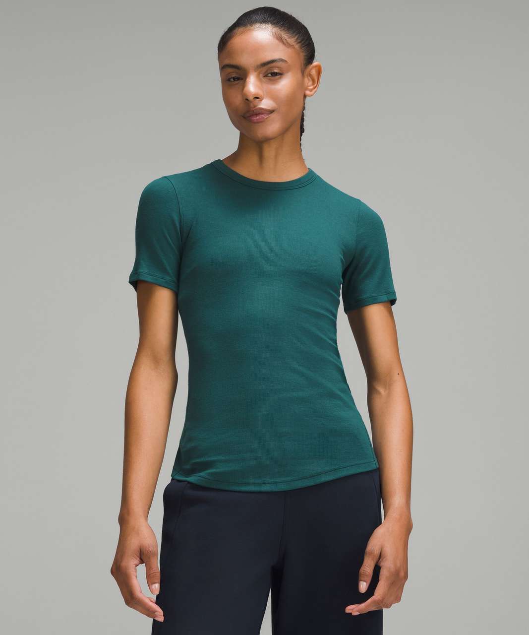 Lululemon Hold Tight Short-Sleeve Shirt - Storm Teal