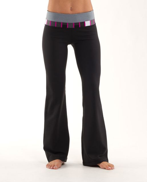 Lululemon Groove Pant *Slim (Tall) - Black Swan / Herringbone