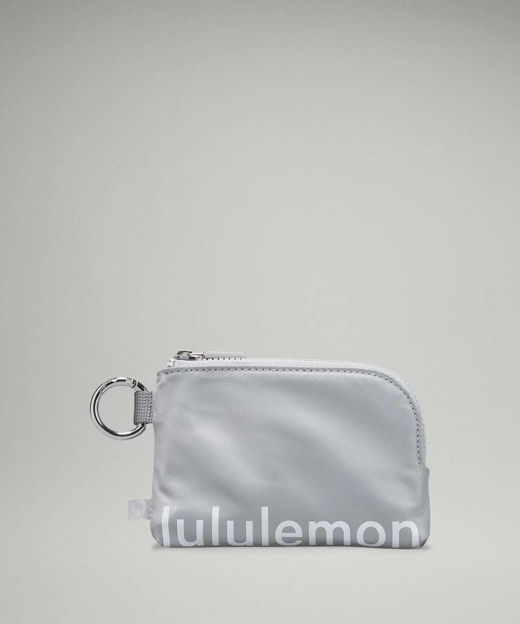 Lululemon Clippable Card Pouch - Silver Drop