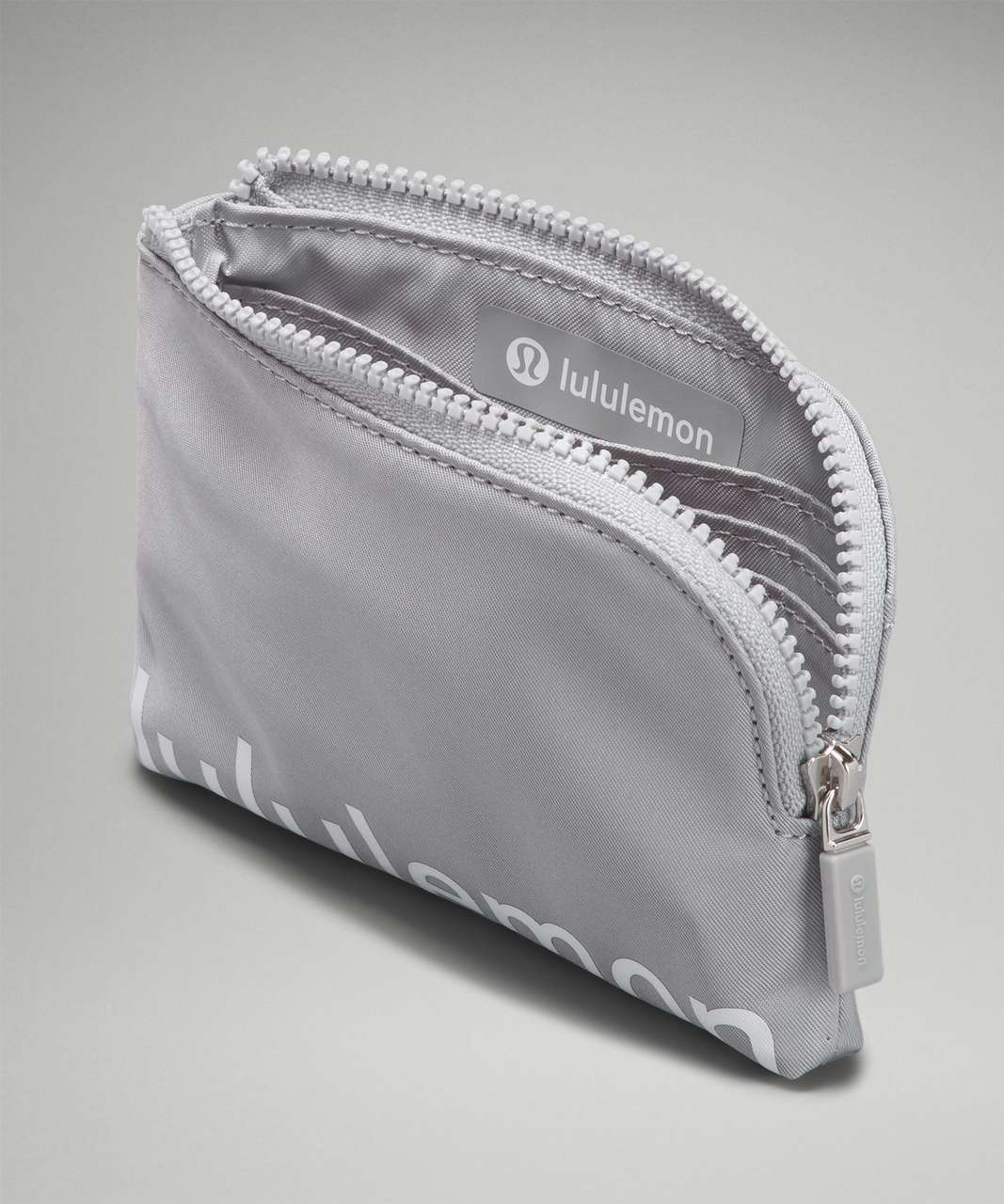 Lululemon Clippable Card Pouch - Silver Drop