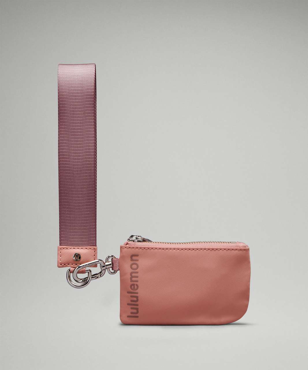 Lululemon Dual Pouch Wristlet - Sonic Pink / Pomegranate / Black