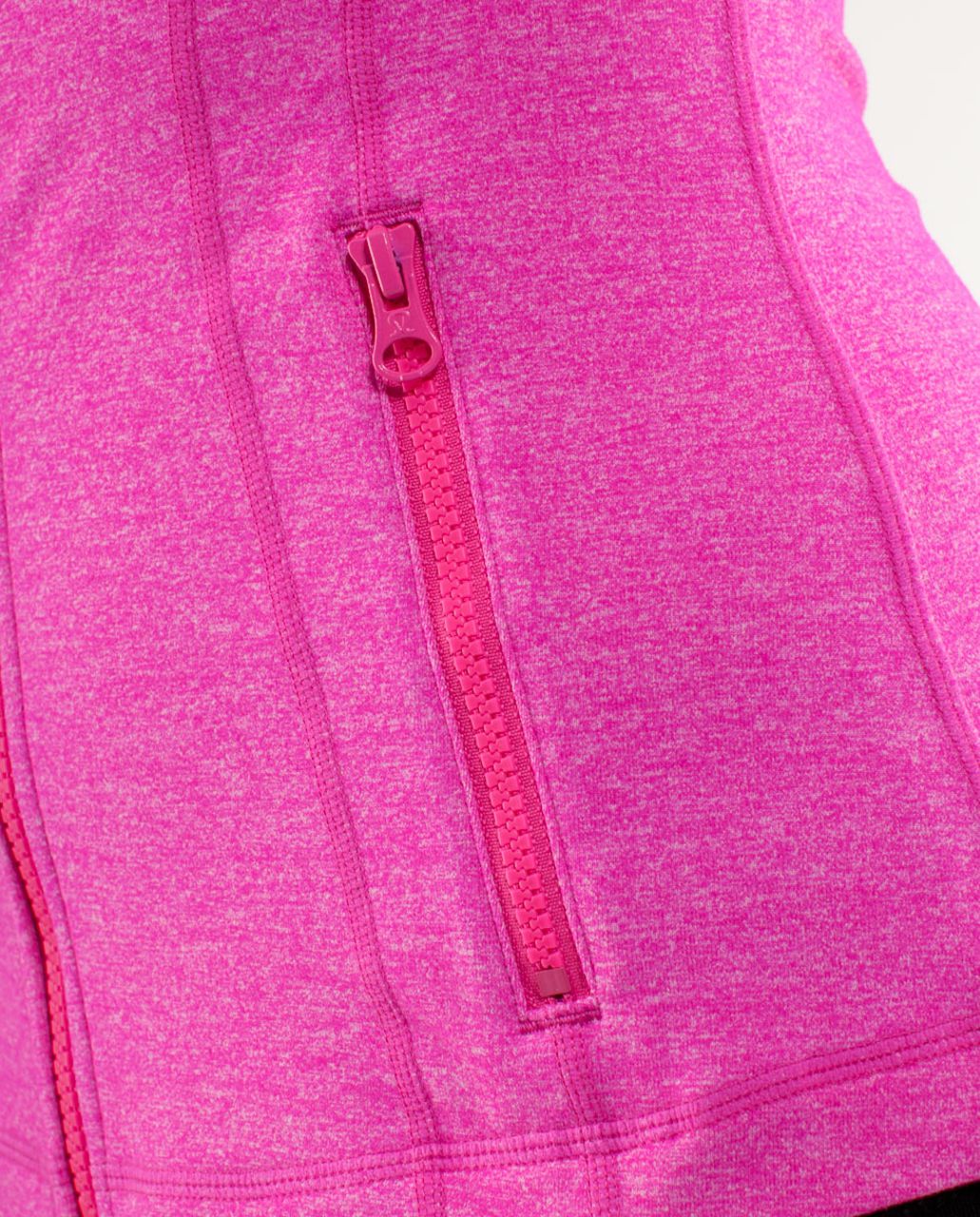 Lululemon Define Jacket *Brushed - Heathered Paris Pink /  Paris Pink White Microstripe