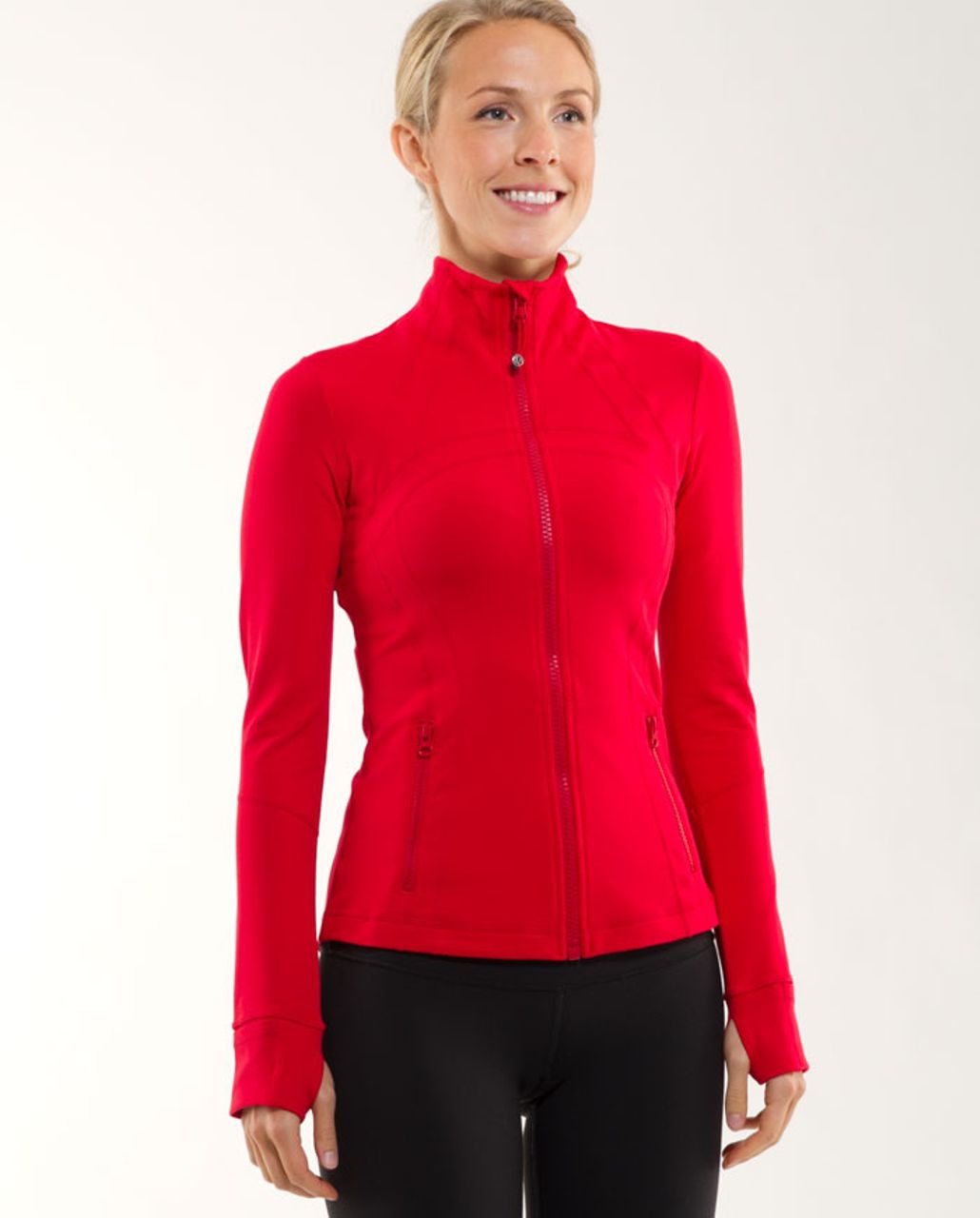 Red define jacket for today's walk just made sense. : r/lululemon