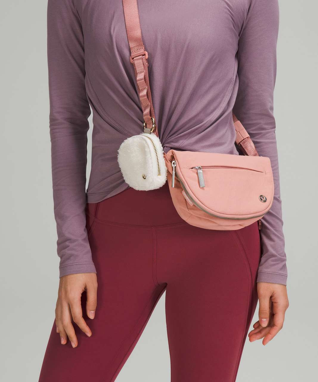 Lululemon All Night Micro Festival Bag *Zip Top - Pink Pastel