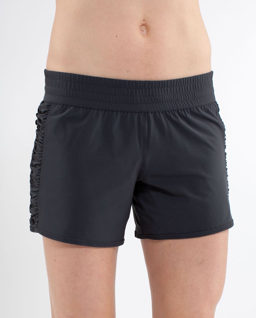 Lululemon Run:  Around Short - Deep Coal