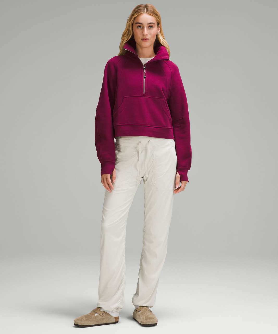 Lululemon Scuba Oversized Funnel-Neck Half Zip - Deep Luxe Lululemon Scuba Oversized Funnel-Neck Half Zip - Deep Luxe