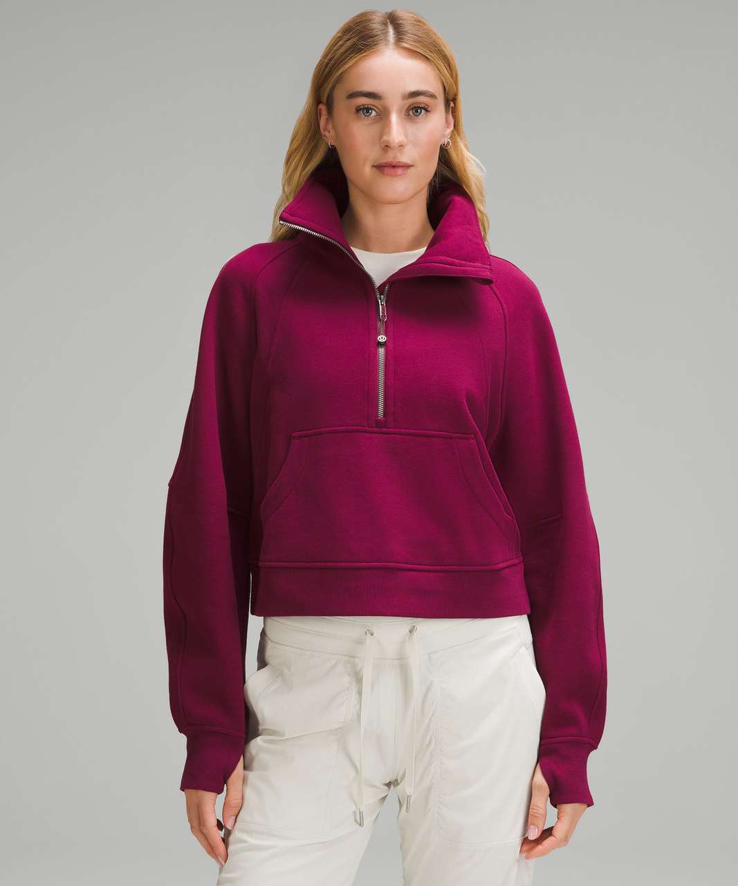 Lululemon Scuba Oversized Funnel-Neck Half Zip - Deep Luxe Lululemon Scuba Oversized Funnel-Neck Half Zip - Deep Luxe