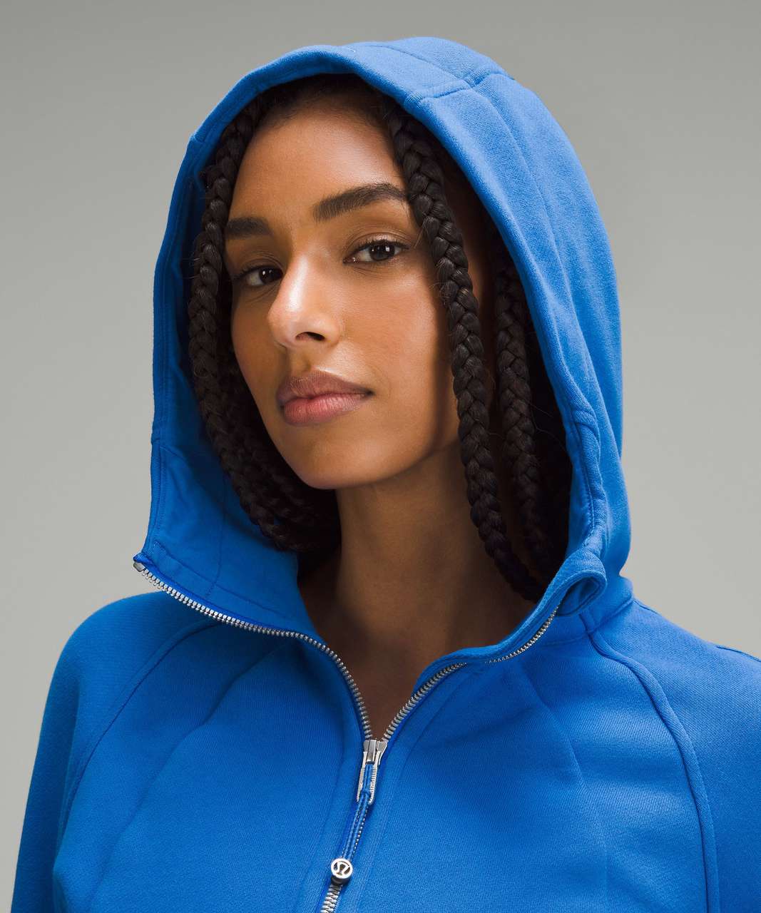 Lululemon Scuba Full-Zip Cropped Hoodie - Blazer Blue Tone Lululemon Scuba Full-Zip Cropped Hoodie - Blazer Blue Tone