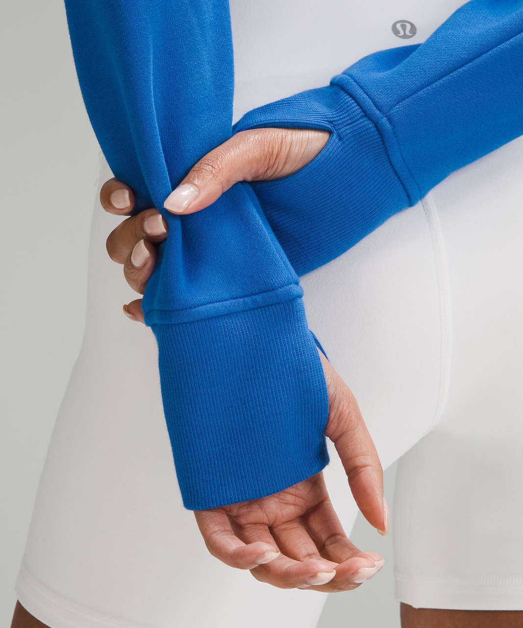 Lululemon Scuba Full-Zip Cropped Hoodie - Blazer Blue Tone Lululemon Scuba Full-Zip Cropped Hoodie - Blazer Blue Tone