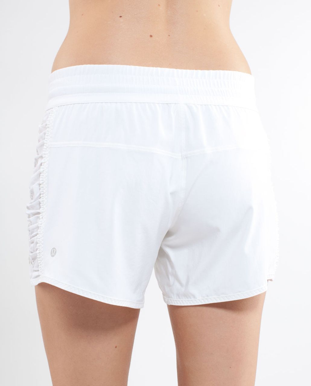 Lululemon Run:  Around Short - White