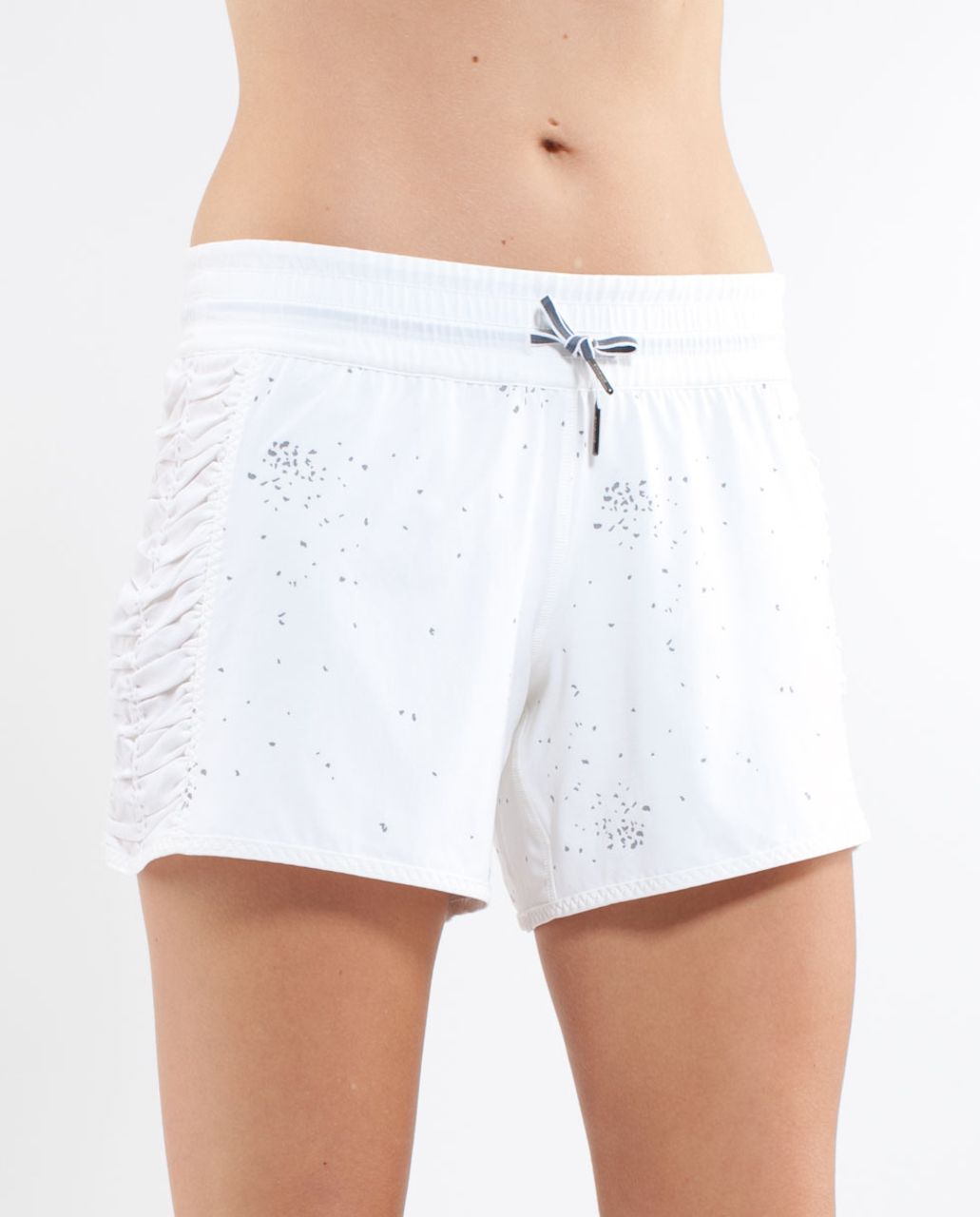 Lululemon Run:  Around Short - White