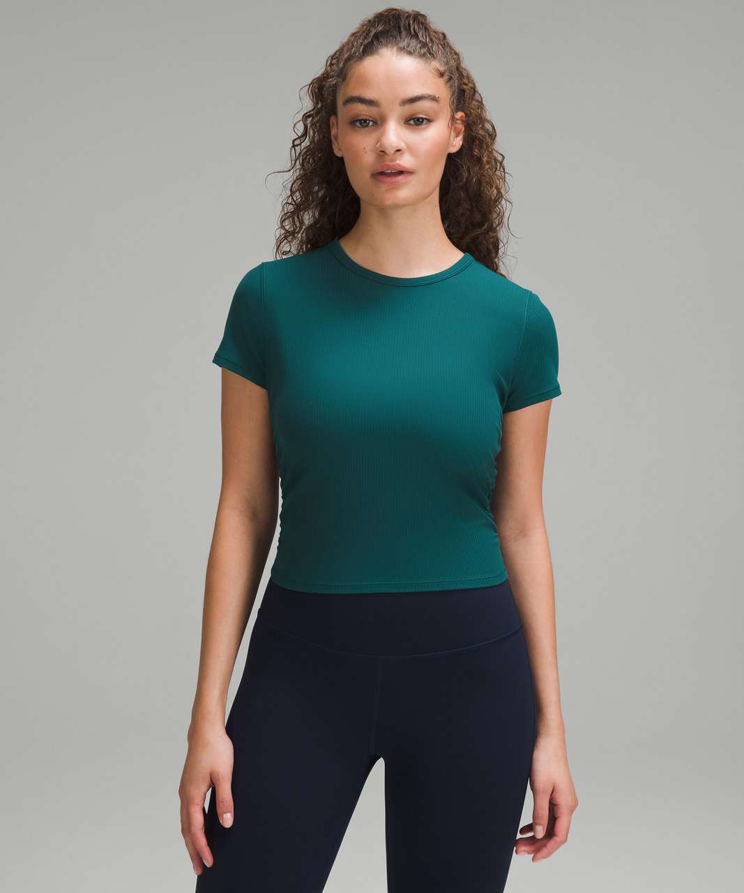 Lululemon All It Takes Ribbed Nulu T-Shirt - Storm Teal - lulu 