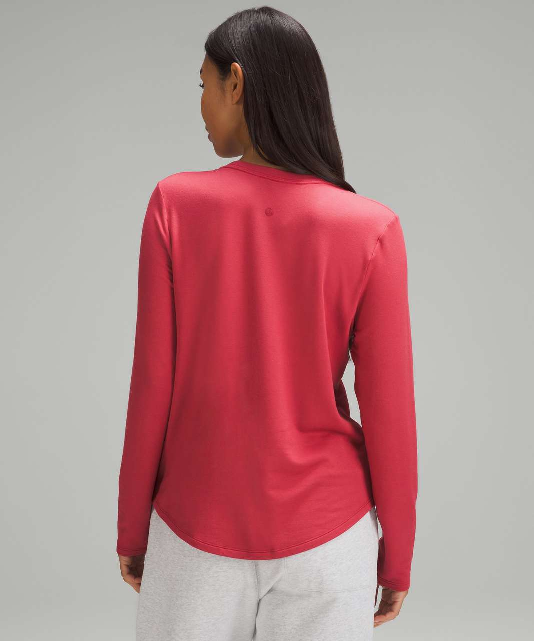 Lululemon Love Modal Fleece Long-Sleeve Shirt - Vintage Rose - lulu fanatics