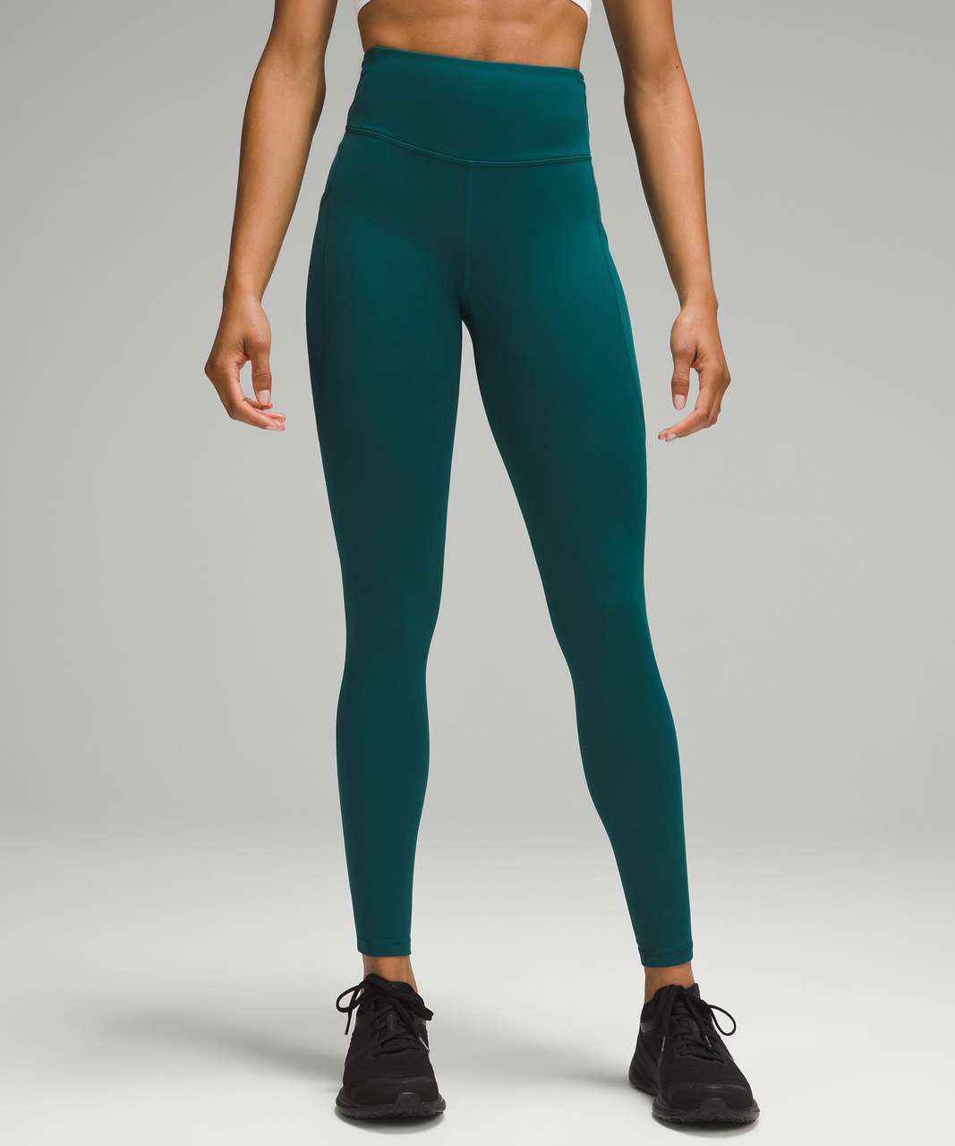 Lululemon Fast and Free High-Rise Fleece Tight 28 *Pockets - True