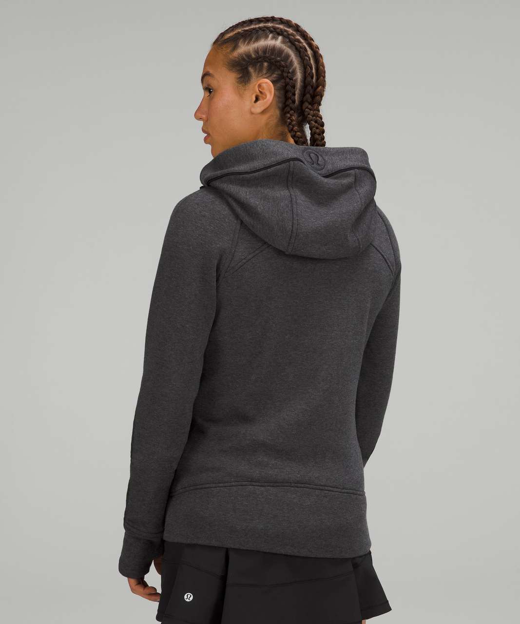 Lululemon Scuba Hoodie *Plush - Heathered Black / Black