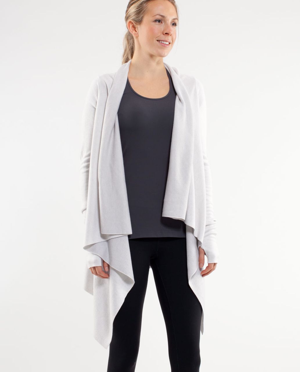 Lululemon Reflection Wrap - Heathered White /  Silver Spoon