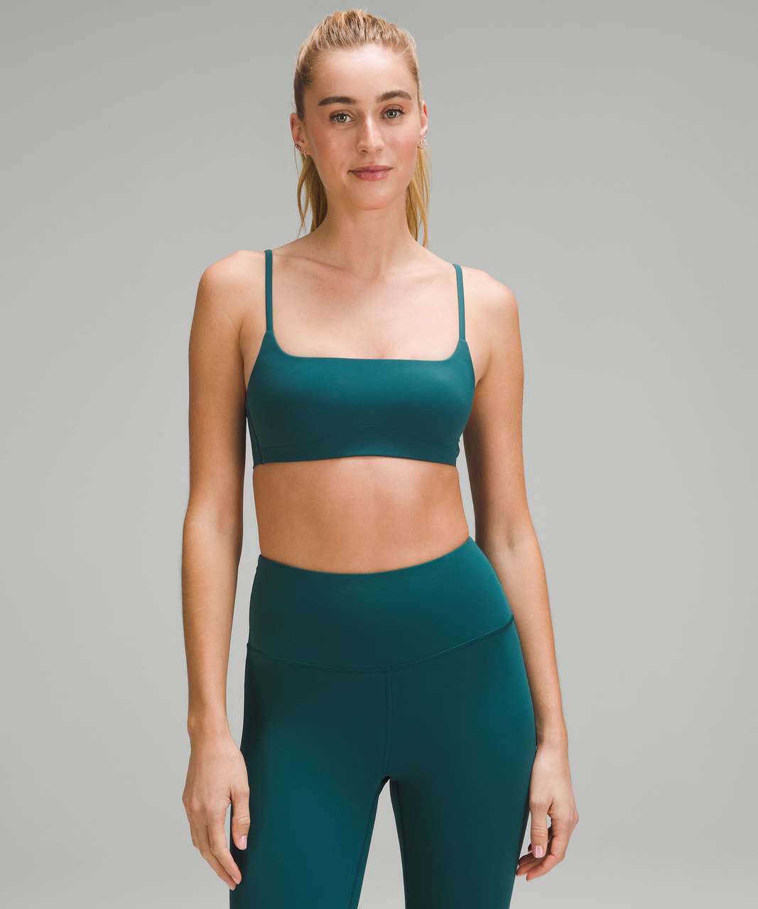 Lululemon Like a Cloud Spaghetti-Strap Bra *Light Support, A/B Cup -  Meadowsweet Pink - lulu fanatics