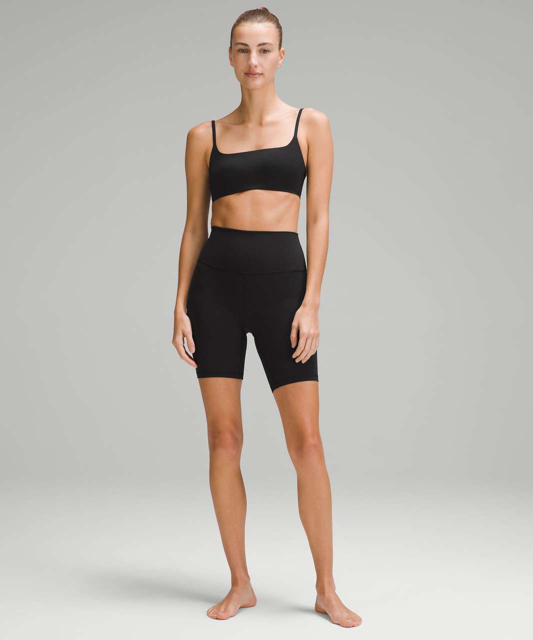 Lululemon Like a Cloud Spaghetti-Strap Bra *Light Support, A/B Cup - Black  - lulu fanatics