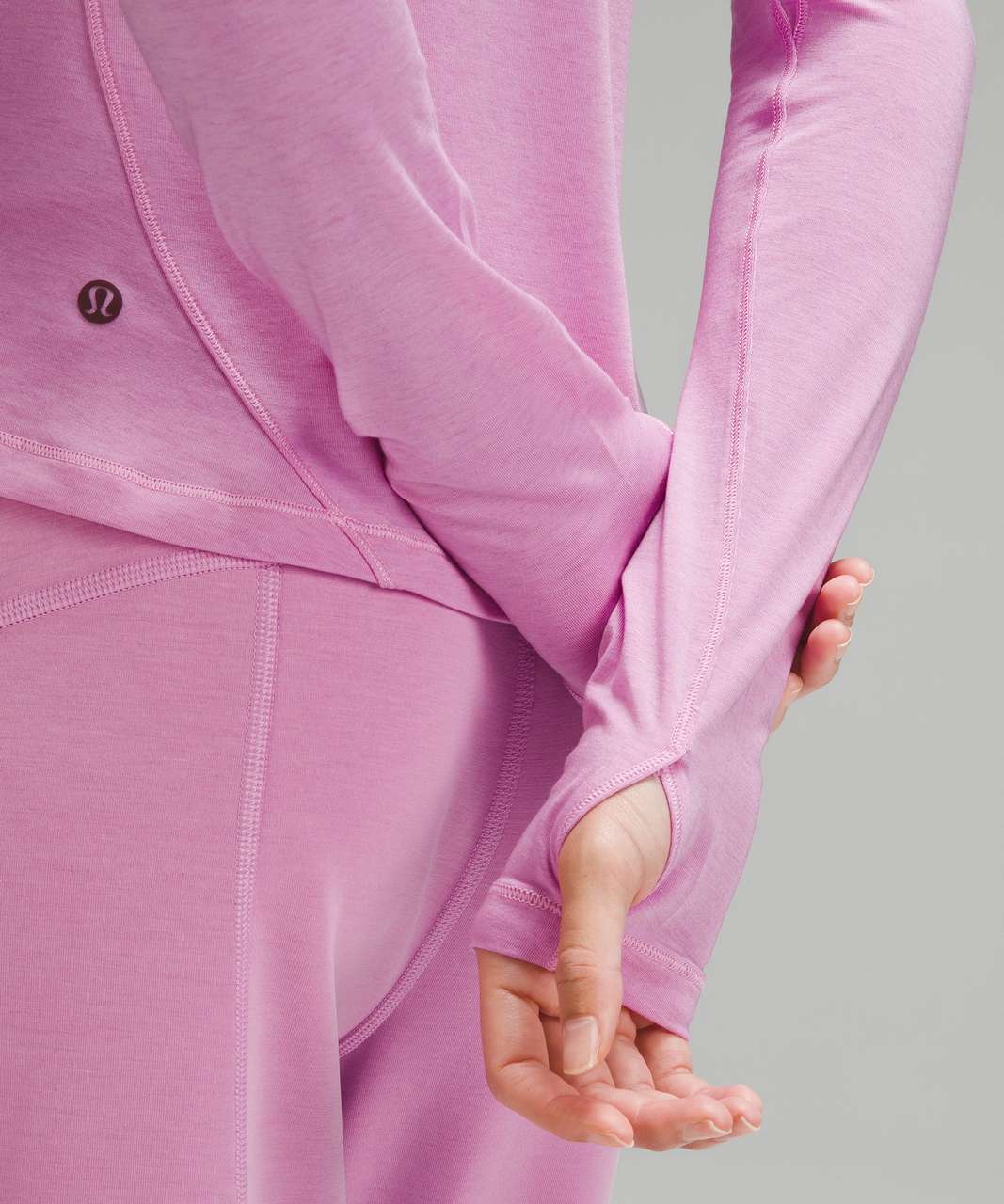 Lululemon Long-Sleeve Jersey Turtleneck - Dahlia Mauve