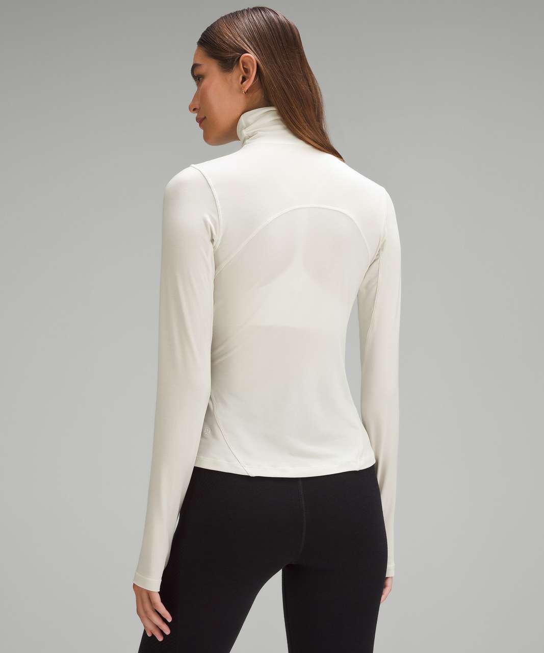 Lululemon Long-Sleeve Jersey Turtleneck - Bone