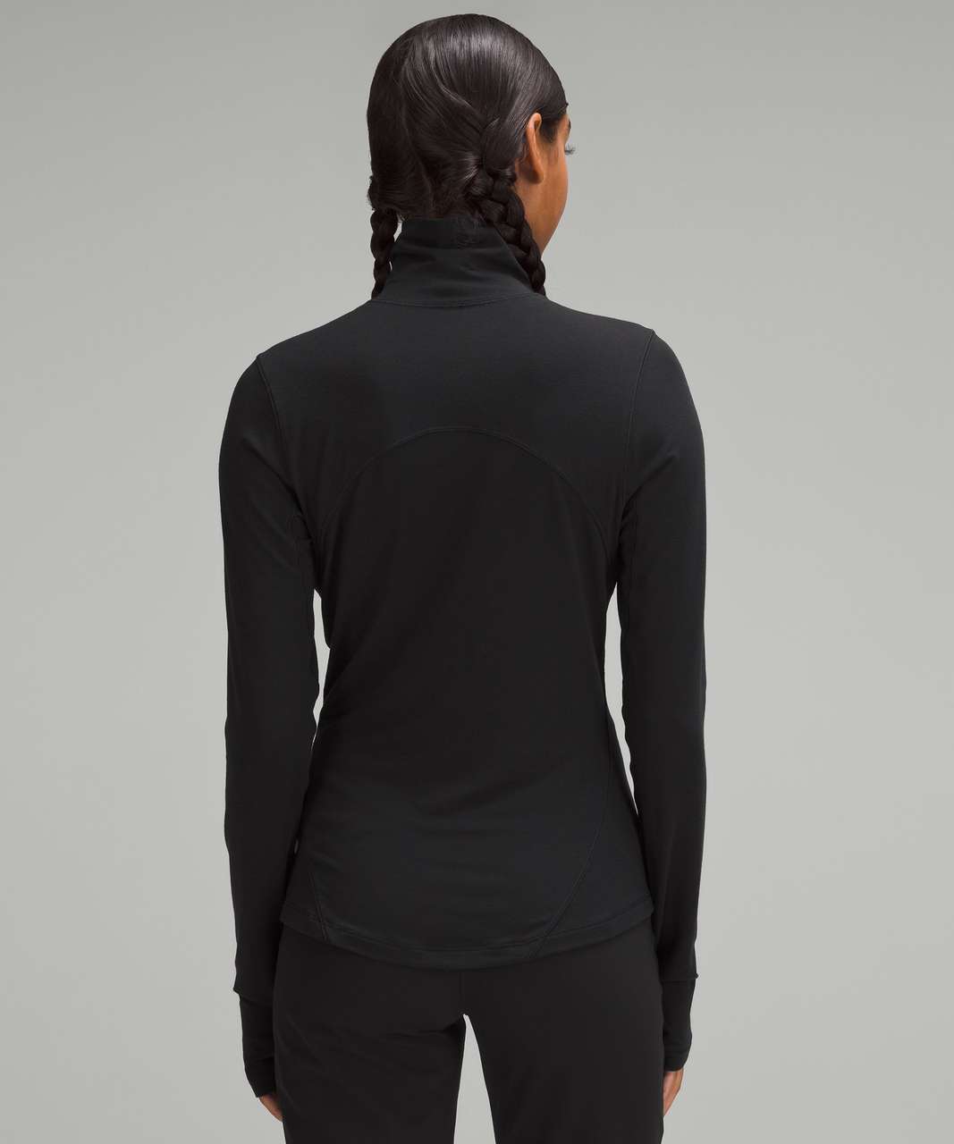 Lululemon Long-Sleeve Jersey Turtleneck - Black - lulu fanatics