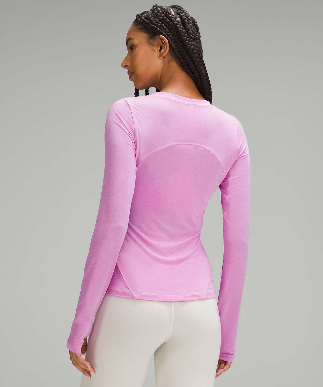 Lululemon Swiftly Tech Long Sleeve Crew - Vintage Mauve / Vintage Mauve -  lulu fanatics