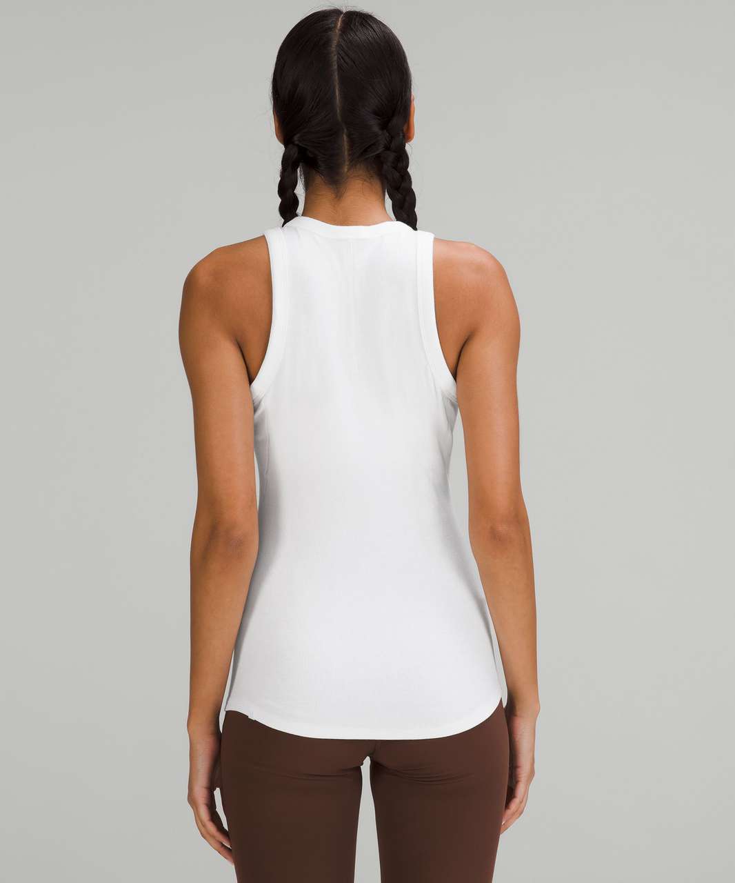 Lululemon Hold Tight Crewneck Tank Top - White - lulu fanatics