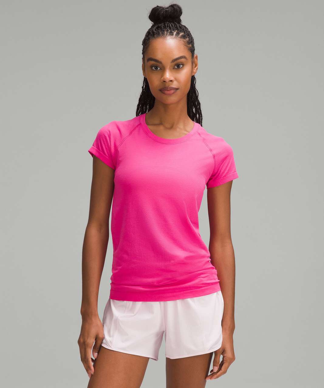 Lululemon Swiftly Tech Short-Sleeve Shirt 2.0 - Sonic Pink / Sonic Pink