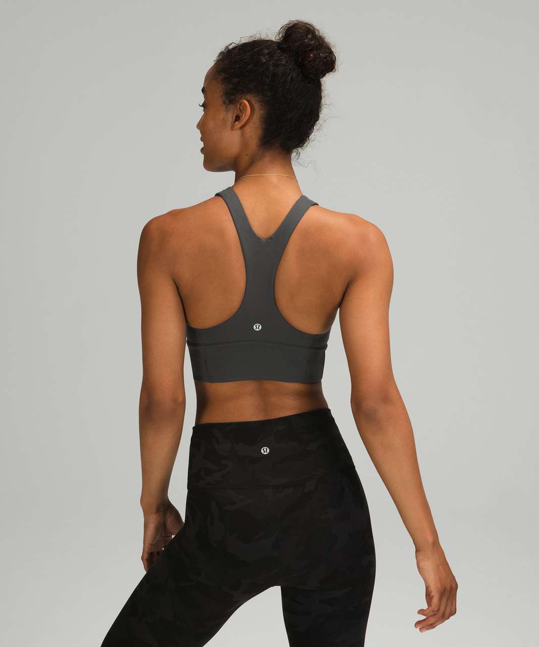 Lululemon Wunder Train Longline Bra *Medium Support, C/D Cup - Graphite Grey