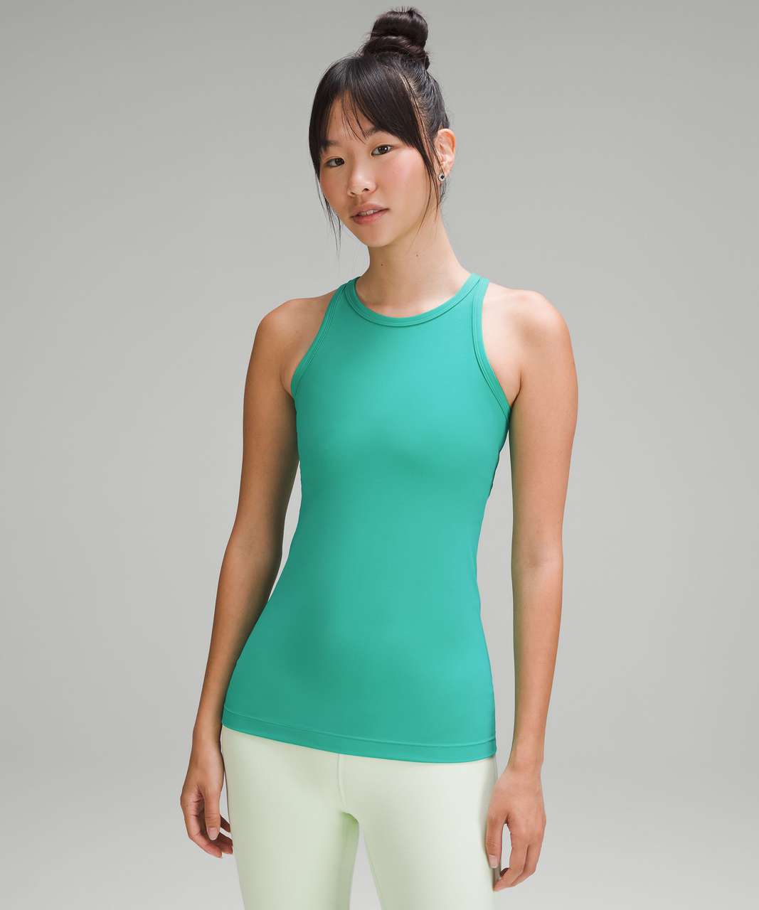 Lululemon Align Hip-Length Racerback Tank Top - Kelly Green - lulu fanatics