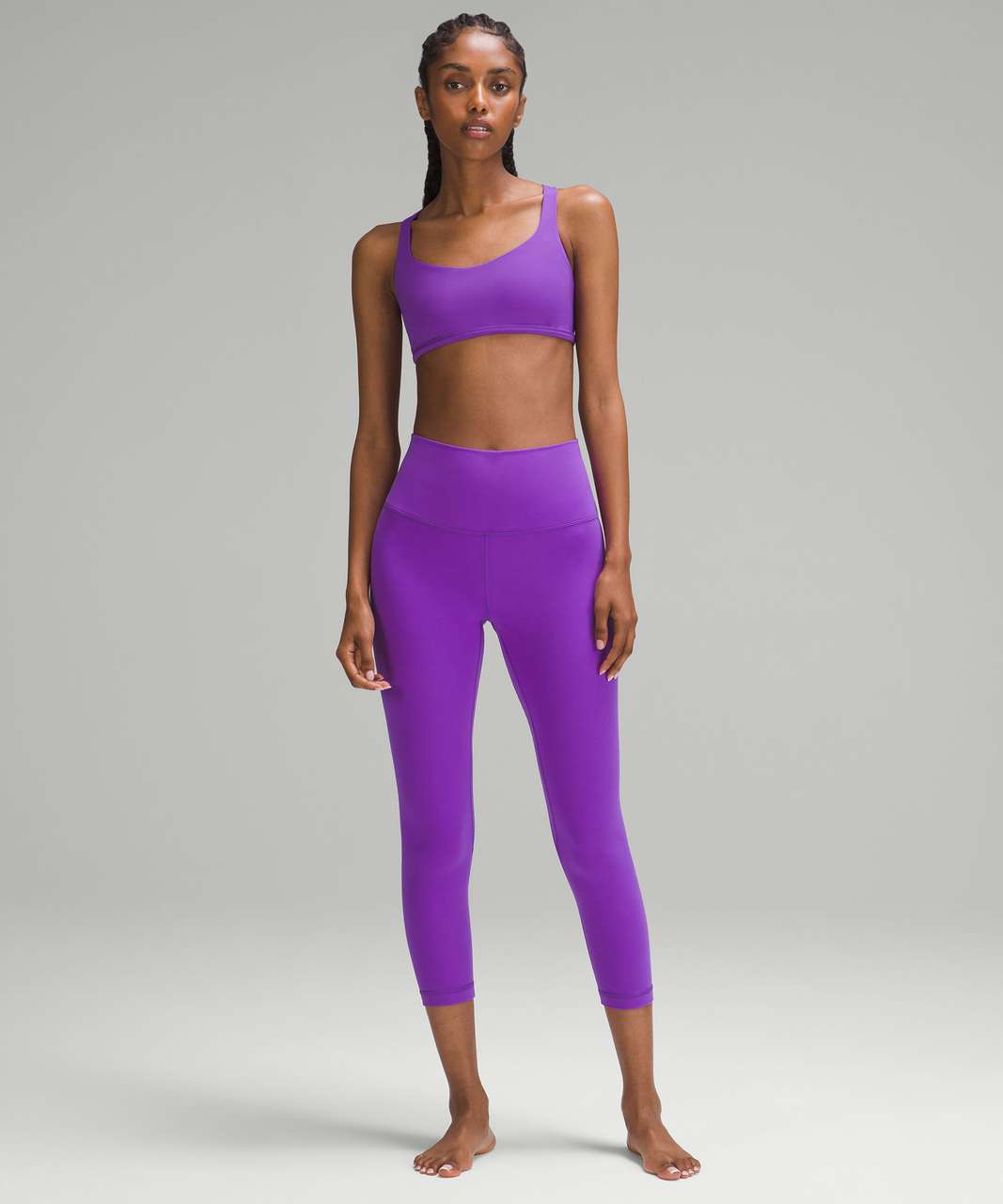 Leggings Lululemon Purple size 4 US in Spandex - 27249135