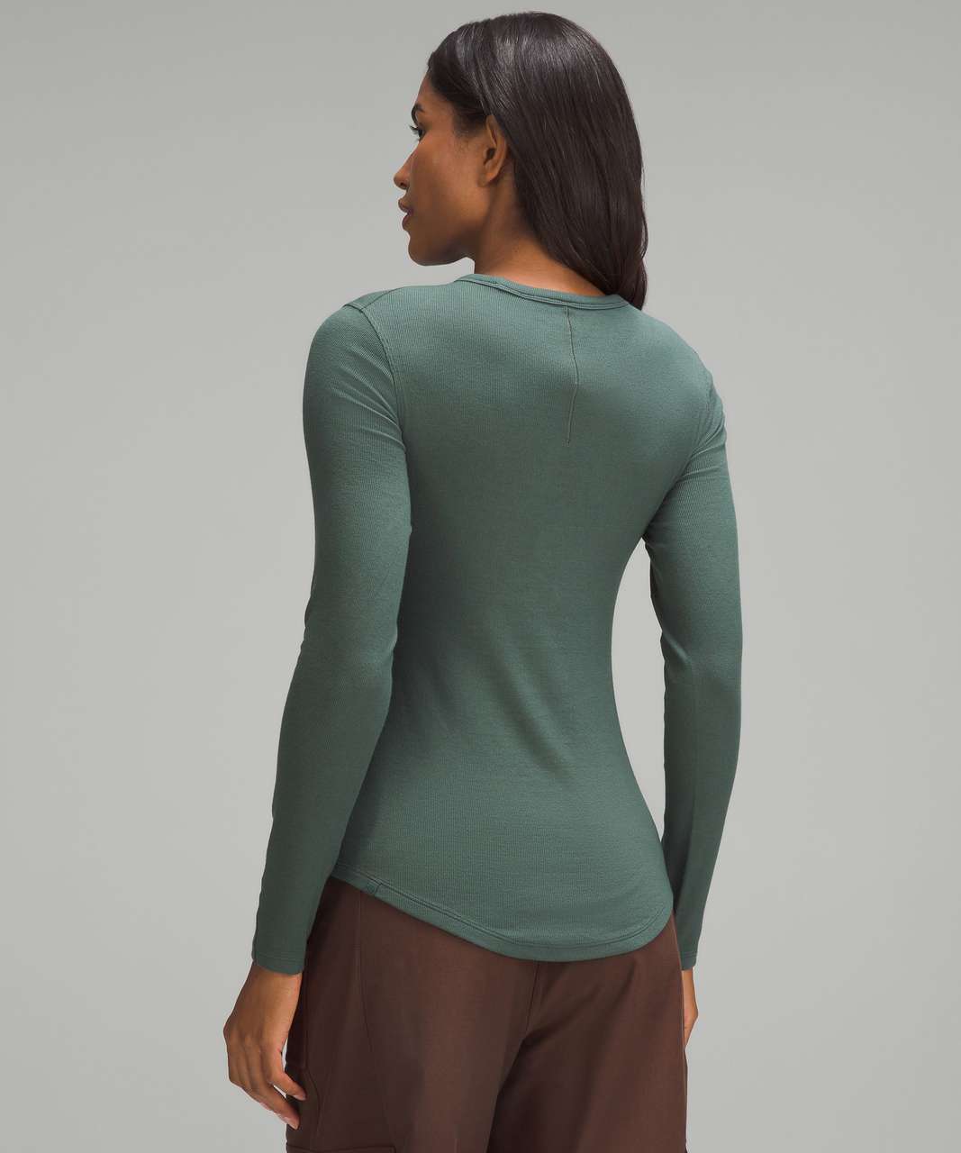 Lululemon Hold Tight Long Sleeve Shirt - Tidewater Teal - lulu fanatics