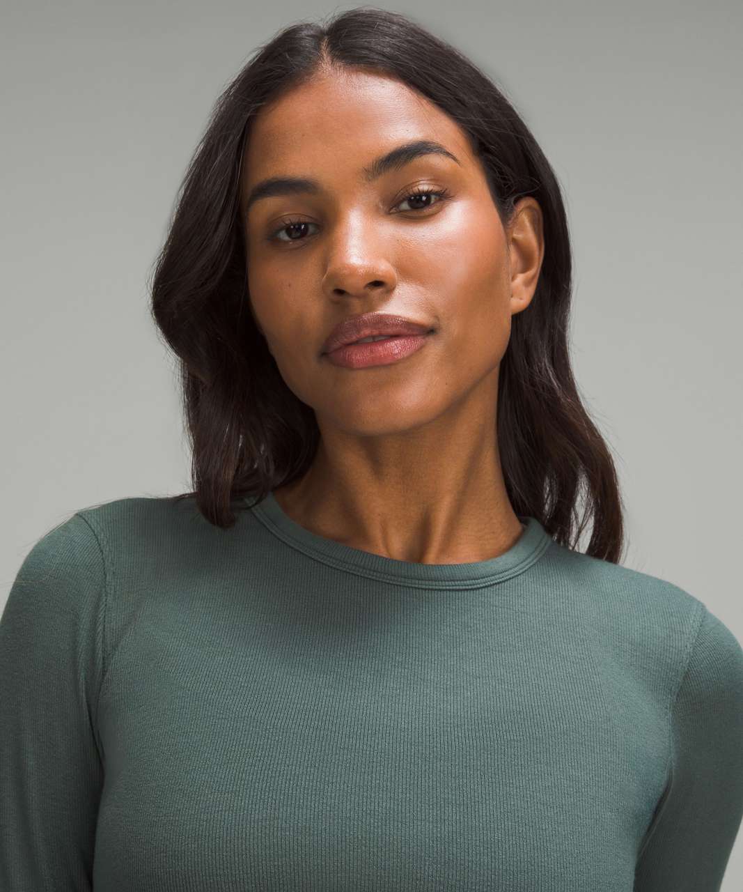 Lululemon Hold Tight Long Sleeve Shirt - Tidewater Teal - lulu fanatics