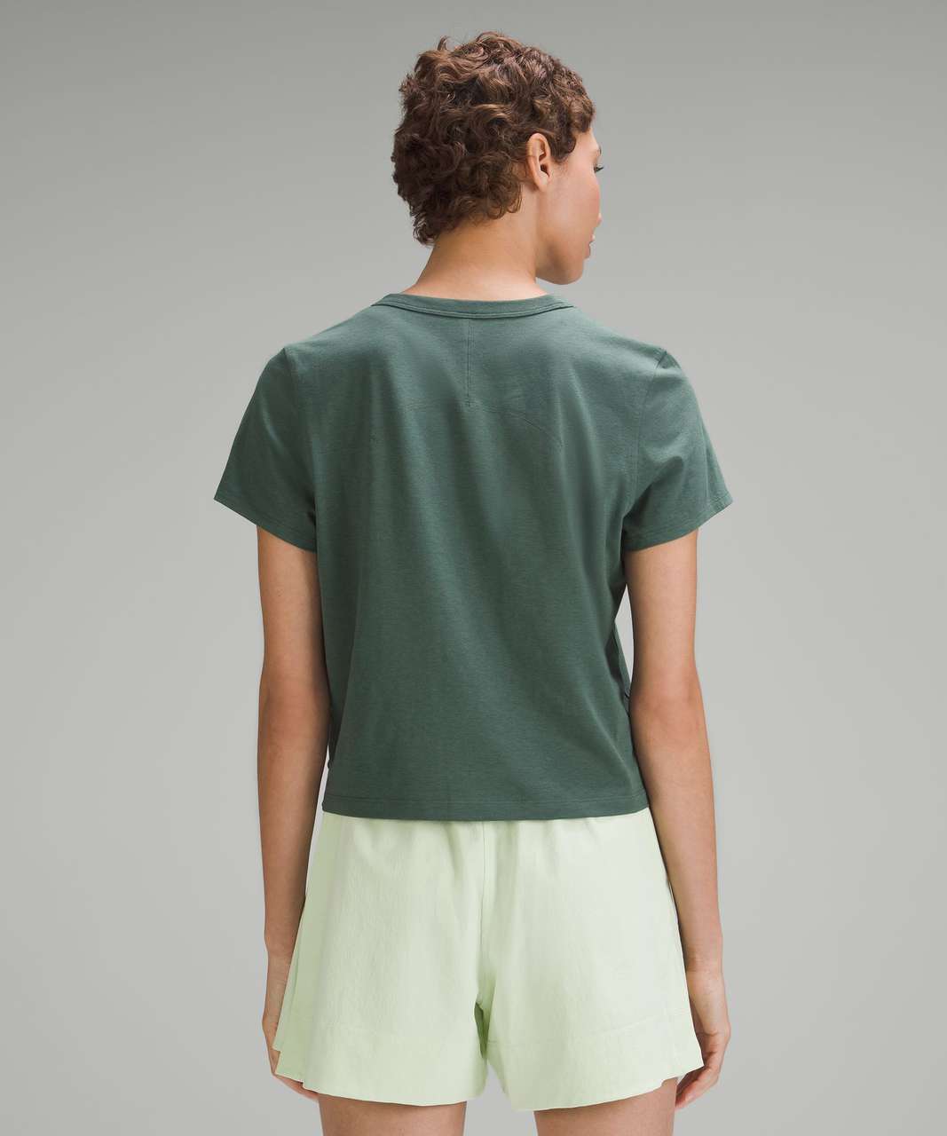 Lululemon Classic-Fit Cotton-Blend T-Shirt - Dark Forest