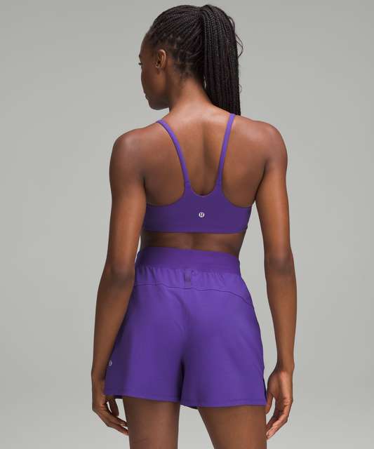 Lululemon Wunder Train Strappy Racer Bra *Light Support, C/D Cup -  Daisyfied Yogo Moonbow Black - lulu fanatics