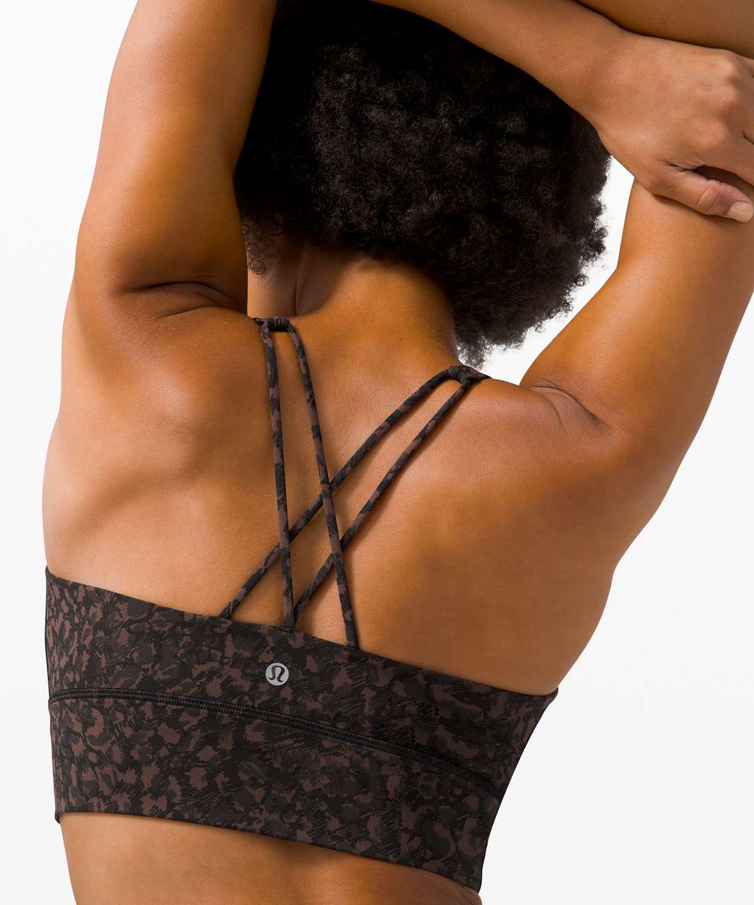 Lululemon Free to Be Longline Bra *Light Support, A/B Cup - Wild Thing Camo Brown Earth Multi