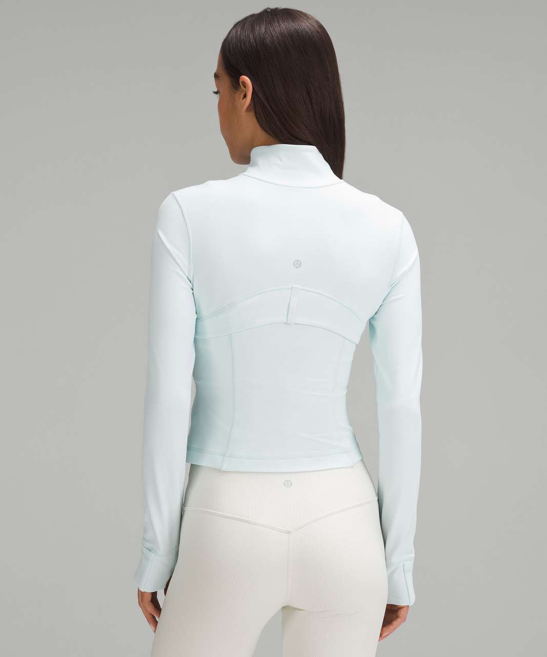 Define Cropped 1/4 zip Daisy Blue