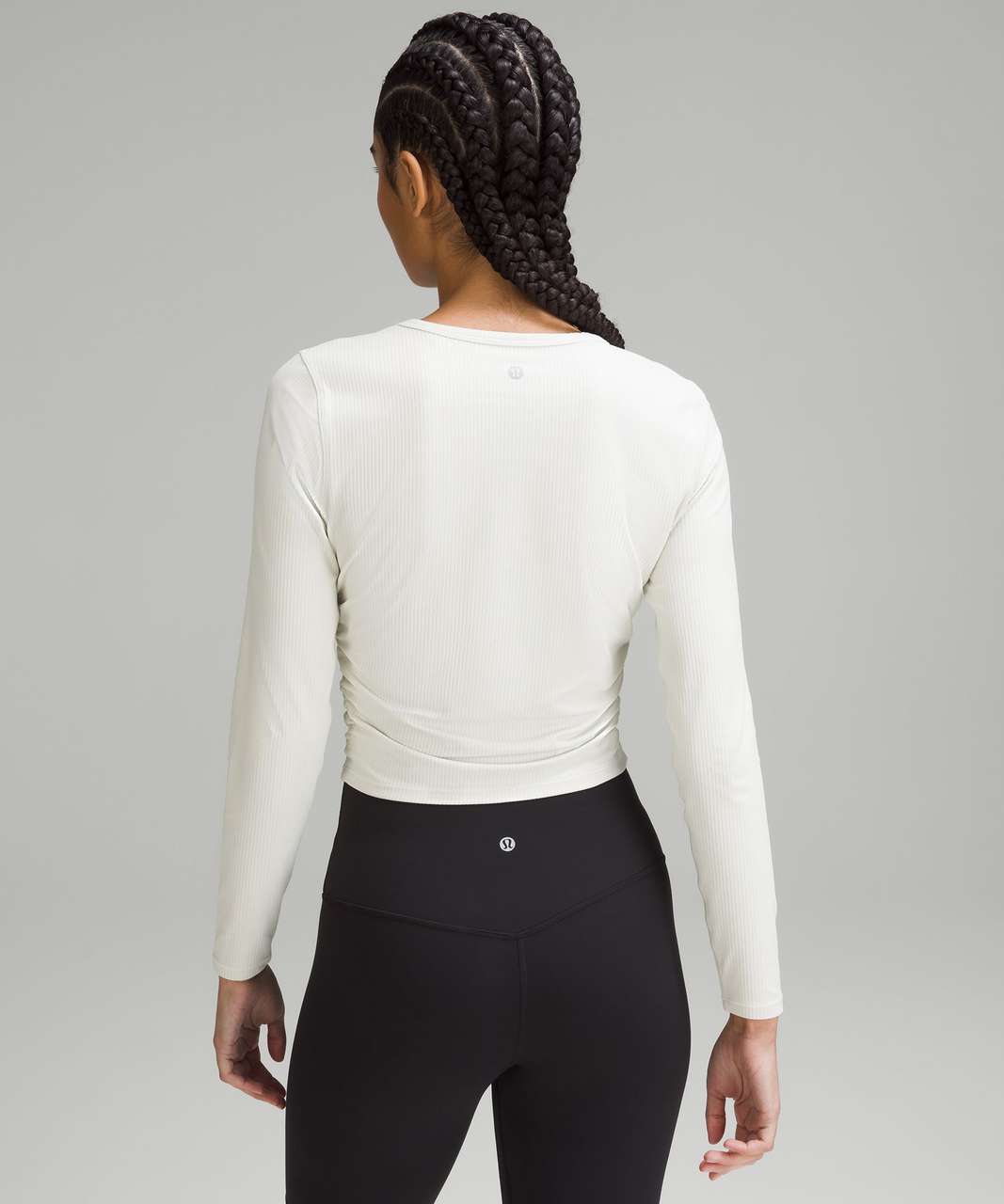 Lululemon All It Takes Ribbed Nulu Long-Sleeve Shirt - Bone - lulu