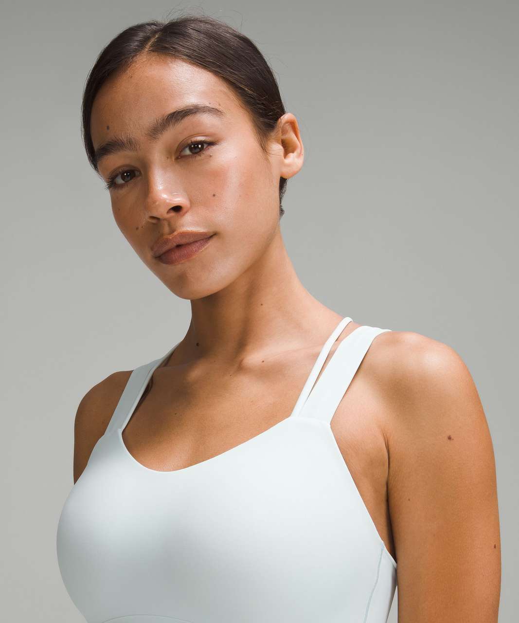 Lululemon Like a Cloud Longline Bra *Light Support, D/DD Cup - Sheer Blue - lulu  fanatics