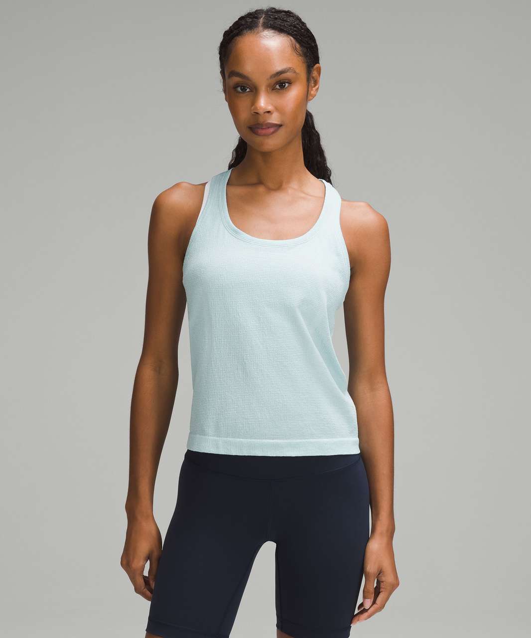 Lululemon Swiftly Tech Racerback Tank Top 2.0 *Race Length - Parallel Texture Sheer Blue / Water