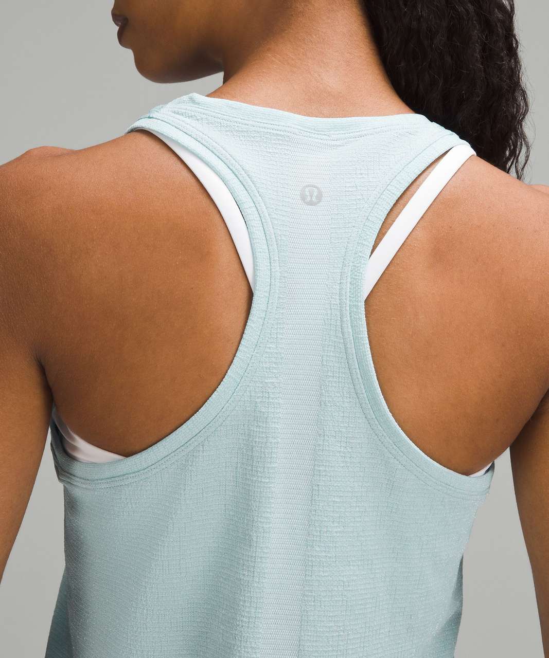 Lululemon Swiftly Tech Racerback Tank Top 2.0 *Race Length - Parallel Texture Sheer Blue / Water