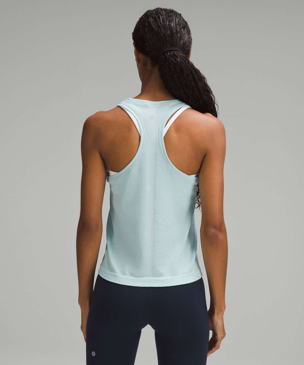 Lululemon Swiftly Tech Racerback Tank Top 2.0 *Race Length - Parallel Texture Sheer Blue / Water