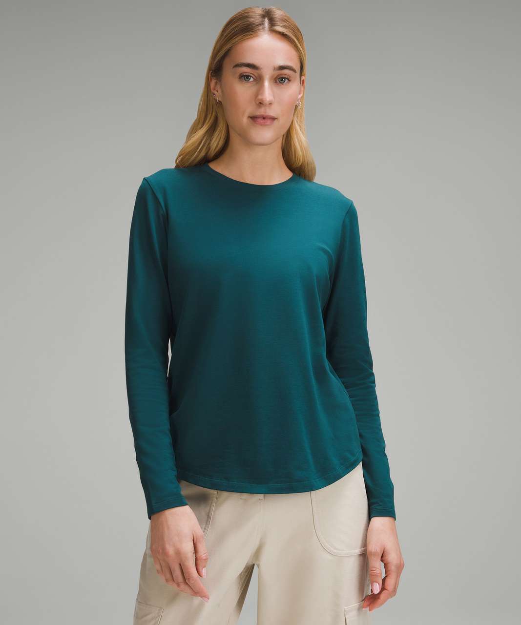 Lululemon EUC Long Sleeve Shirt in Teal Size M - $56 - From TheSouthern