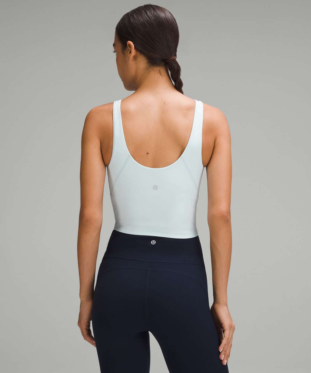 Lululemon Cross-Back Nulu Yoga Tank Top - White - lulu fanatics