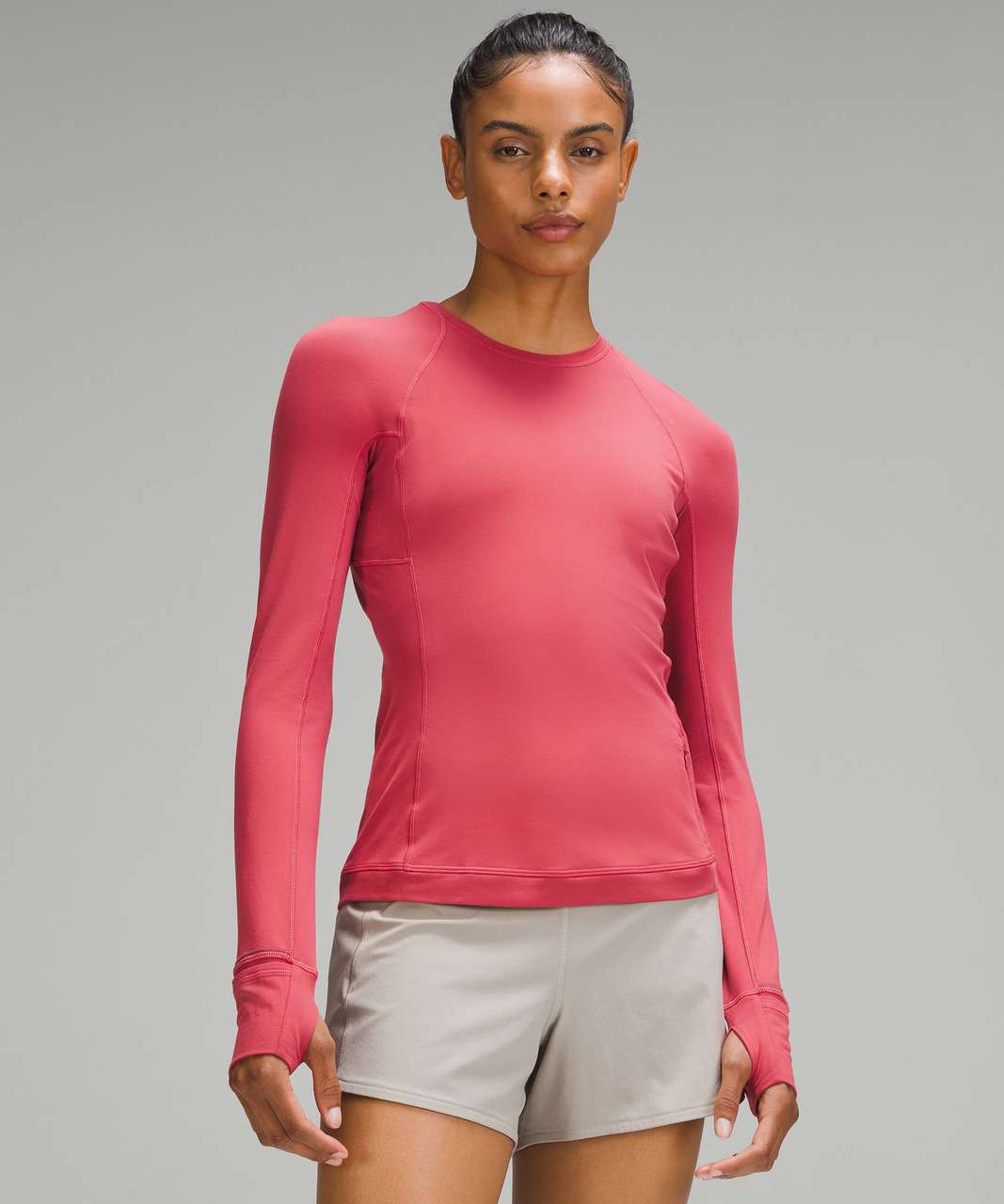 Lululemon Pink Built-in Bra Shirt Top Size 4 Old Style Vintage Y2K Flowy