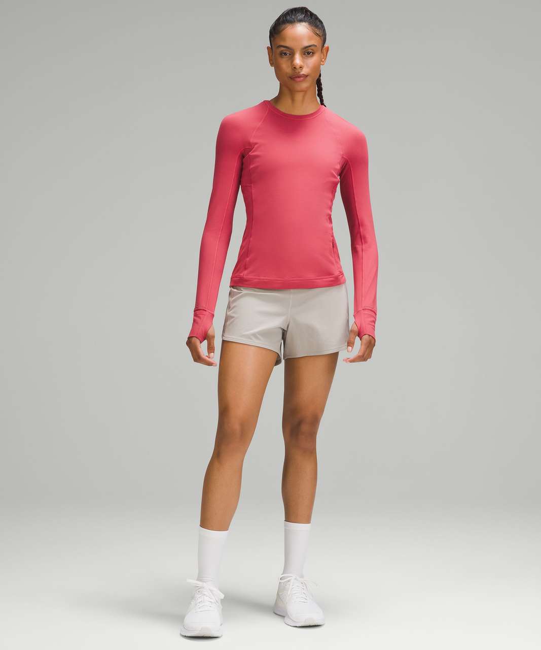 Lululemon Its Rulu Run Long-Sleeve Shirt - Vintage Rose - lulu fanatics